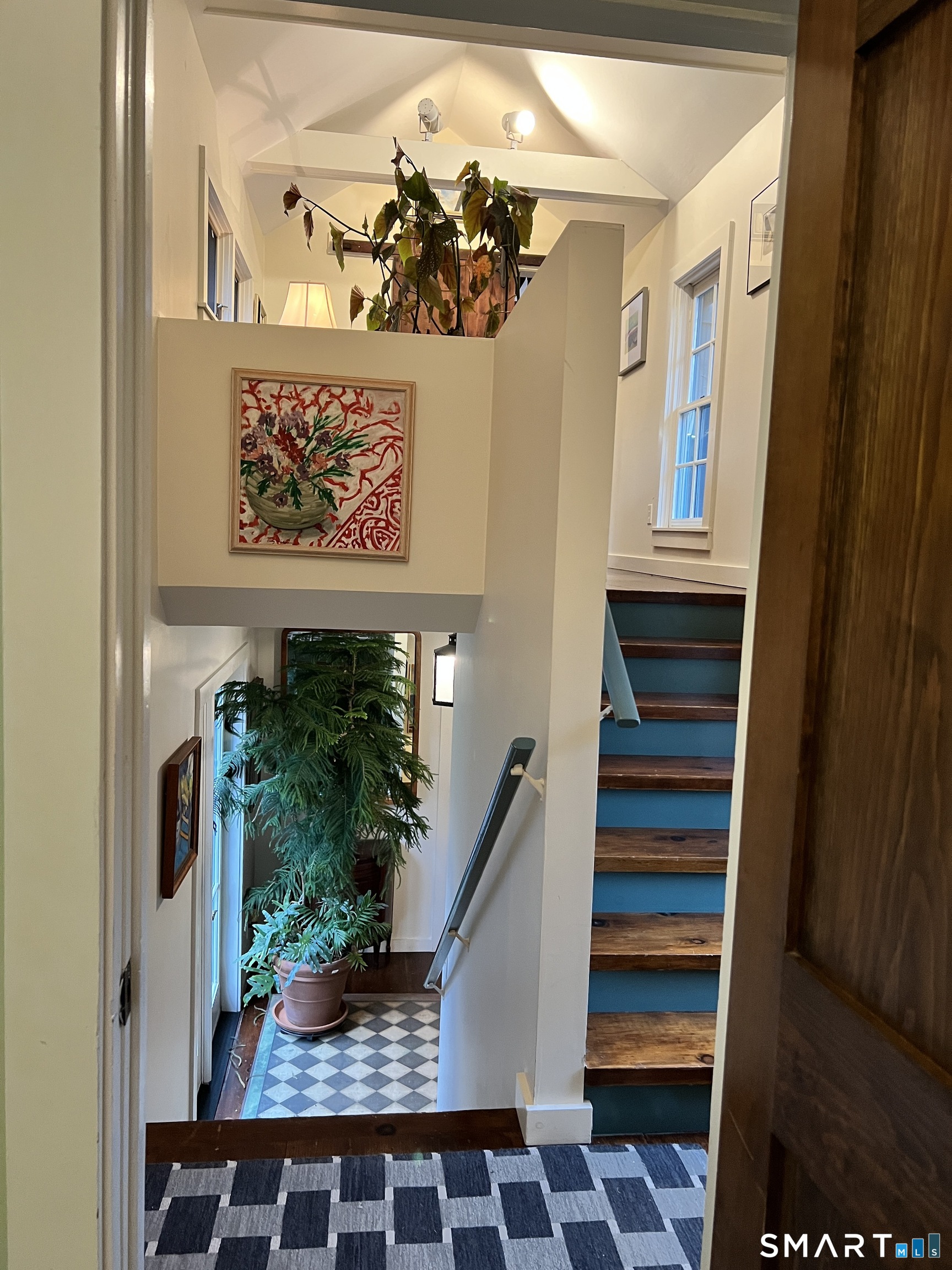 21 Old Mill Road New Milford, CT 06776 - Photo 14 of 43 Stairs up to Primary Bedroom and down to foyer.