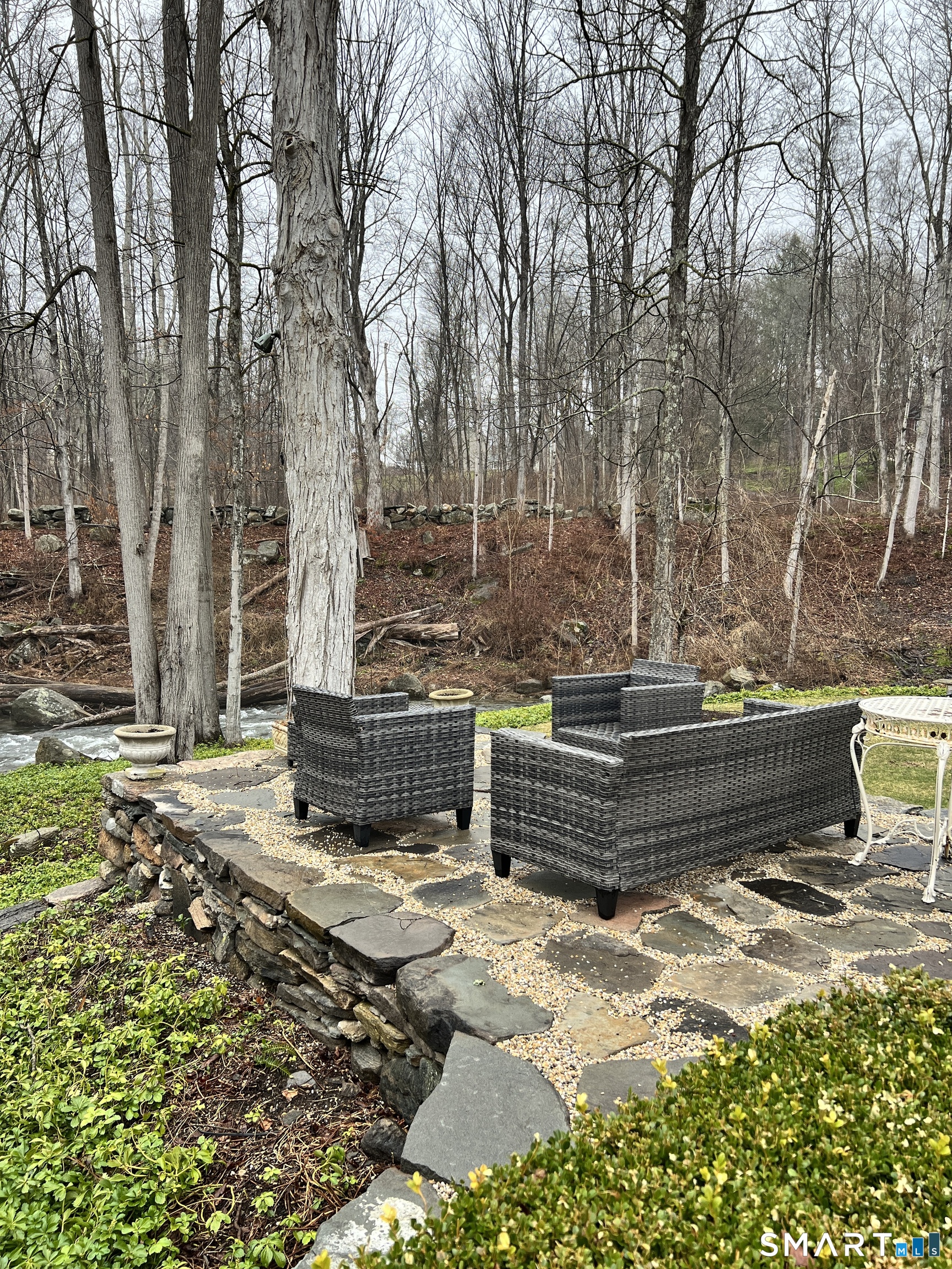 21 Old Mill Road New Milford, CT 06776 - Photo 33 of 43 Patio overlooking the river