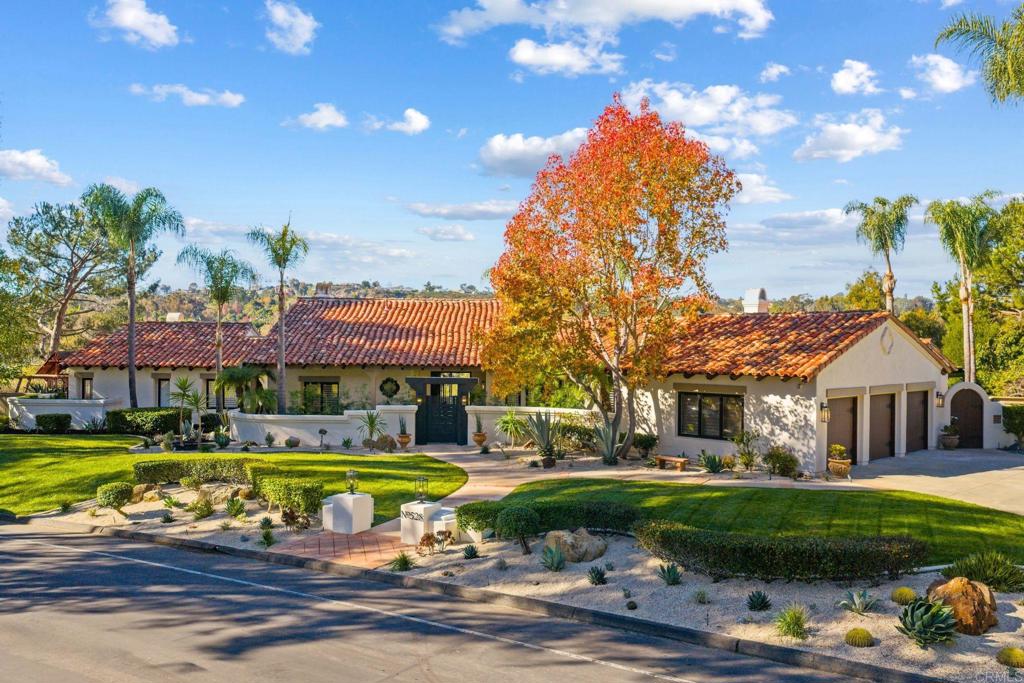 528 Flores De Oro Rancho Santa Fe, CA 92067 - Photo 1 of 1 a view of a house with a yard