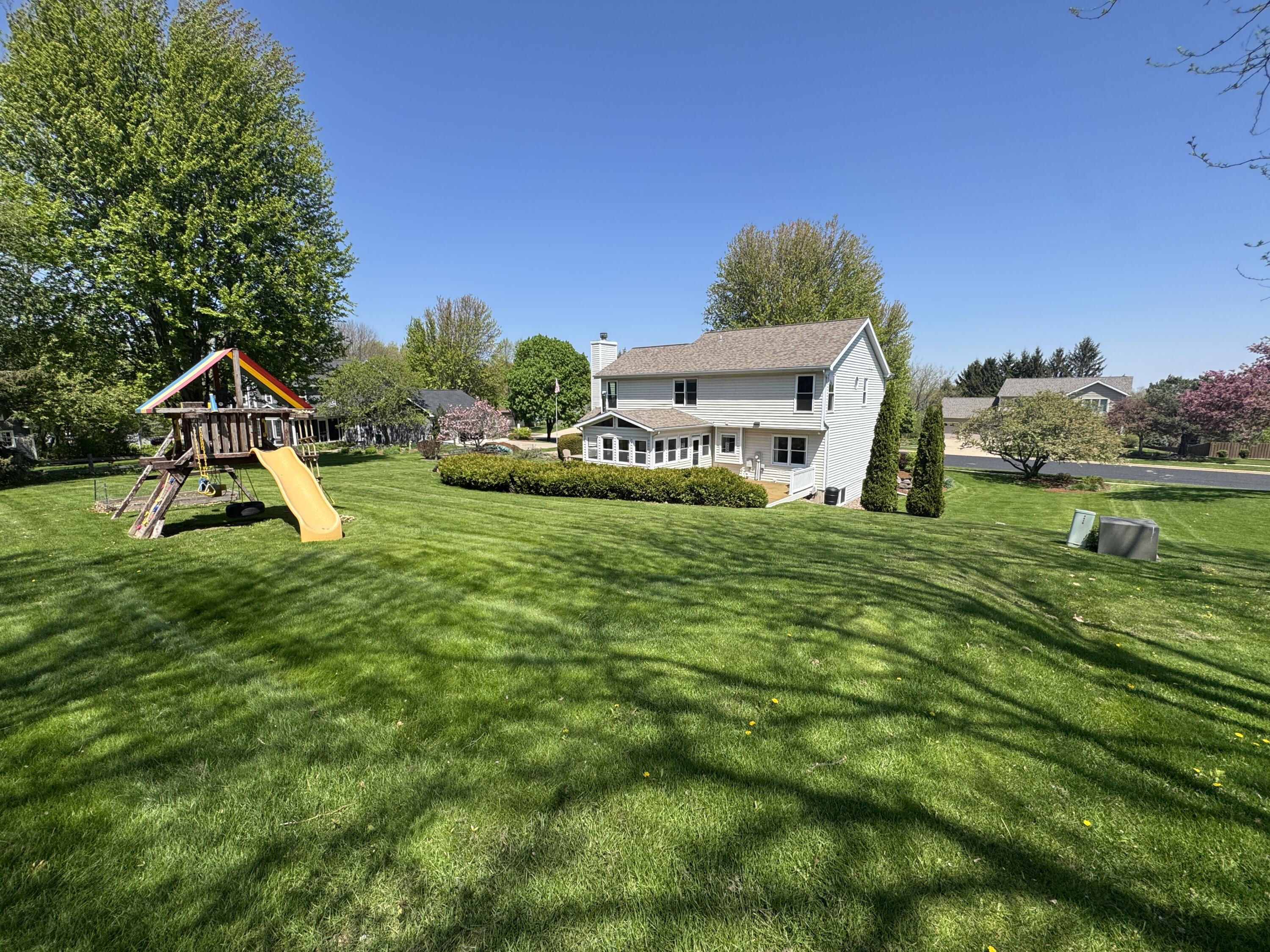 829 Foxfield Rd. Oregon, WI 53575 - Photo 3 of 27 Beautiful big back yard!