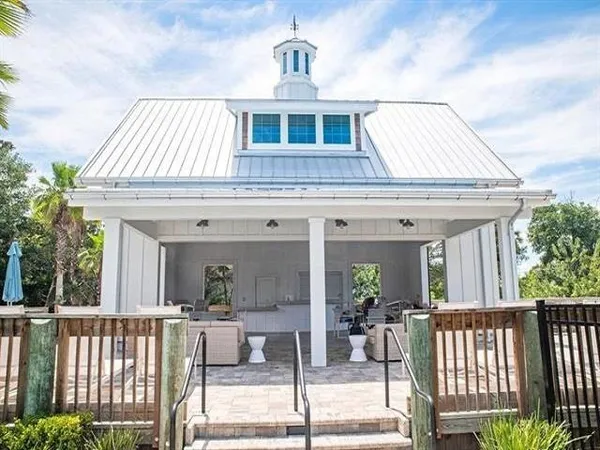 a view of a house with a porch