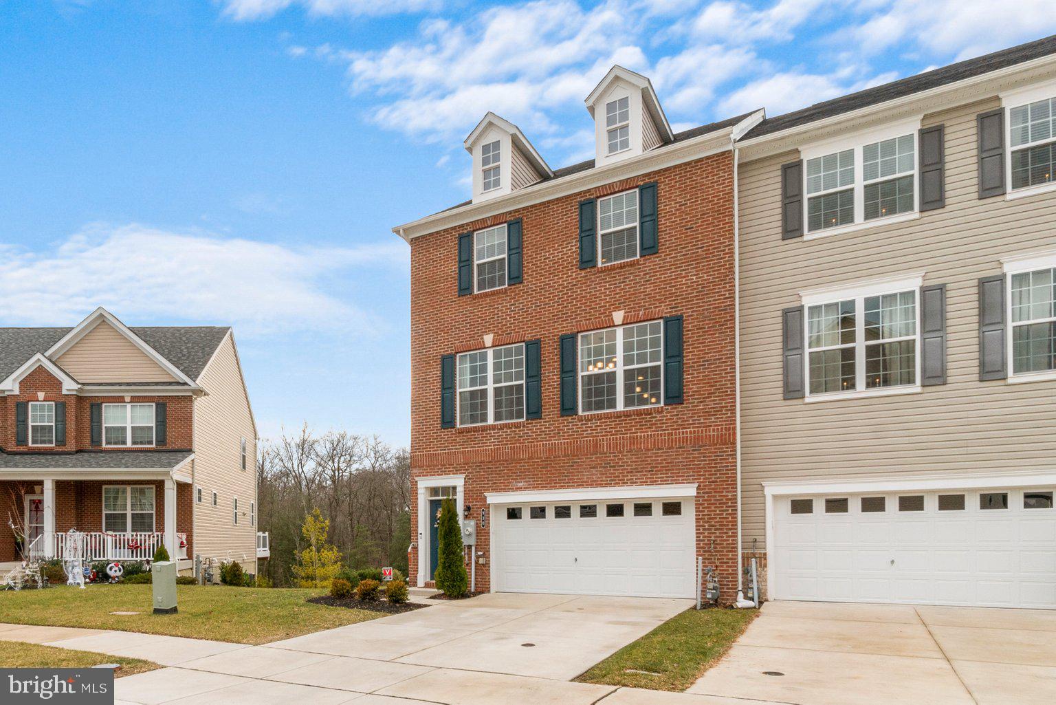 930 Ramble Run Road Baltimore, MD 21220 - Photo 2 of 54 End Of Group Brick Front Townhouse