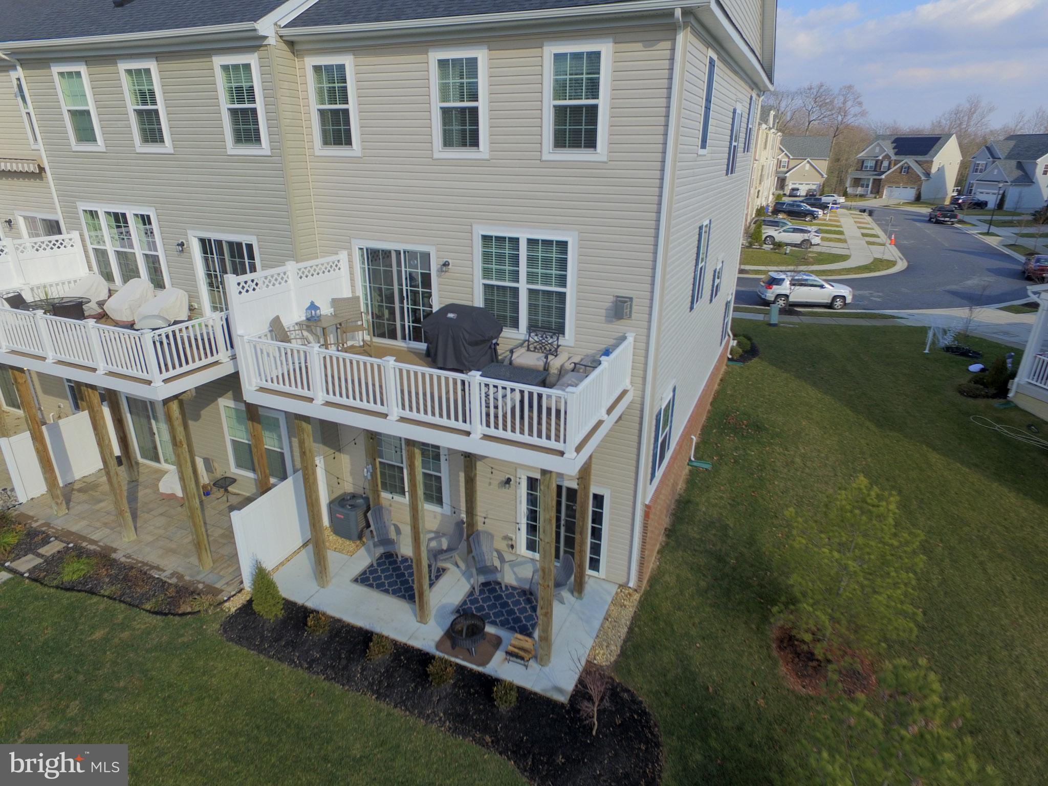 930 Ramble Run Road Baltimore, MD 21220 - Photo 48 of 54 Covered Patio & 2nd Floor Rear Composite Deck