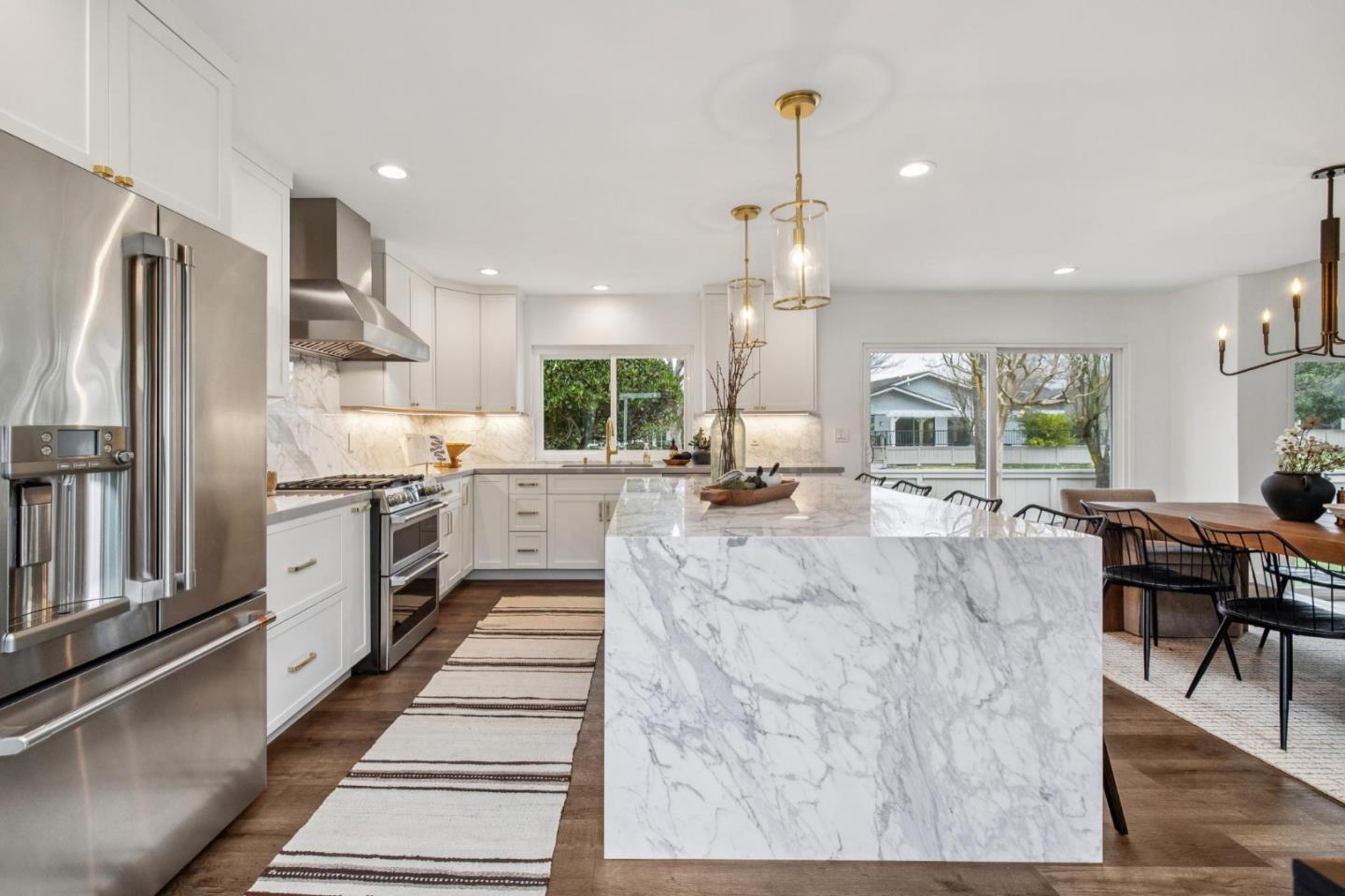 1962 Rancho Verde Circle West Danville, CA 94526 - Photo 24 of 60 a large kitchen with stainless steel appliances kitchen island granite countertop a large counter top stainless steel appliances and cabinets