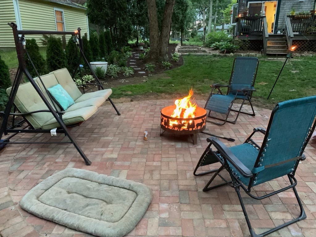 17 Minda Lane Coventry, RI 02816 - Photo 30 of 33 fire pit stone patio