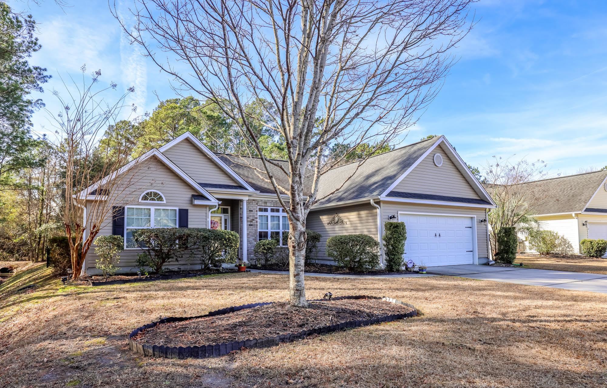 147 Quail Hollow Road Myrtle Beach, SC 29579 - Photo 33 of 35 Back of property featuring a patio area, a sunroom, and a shingled roof