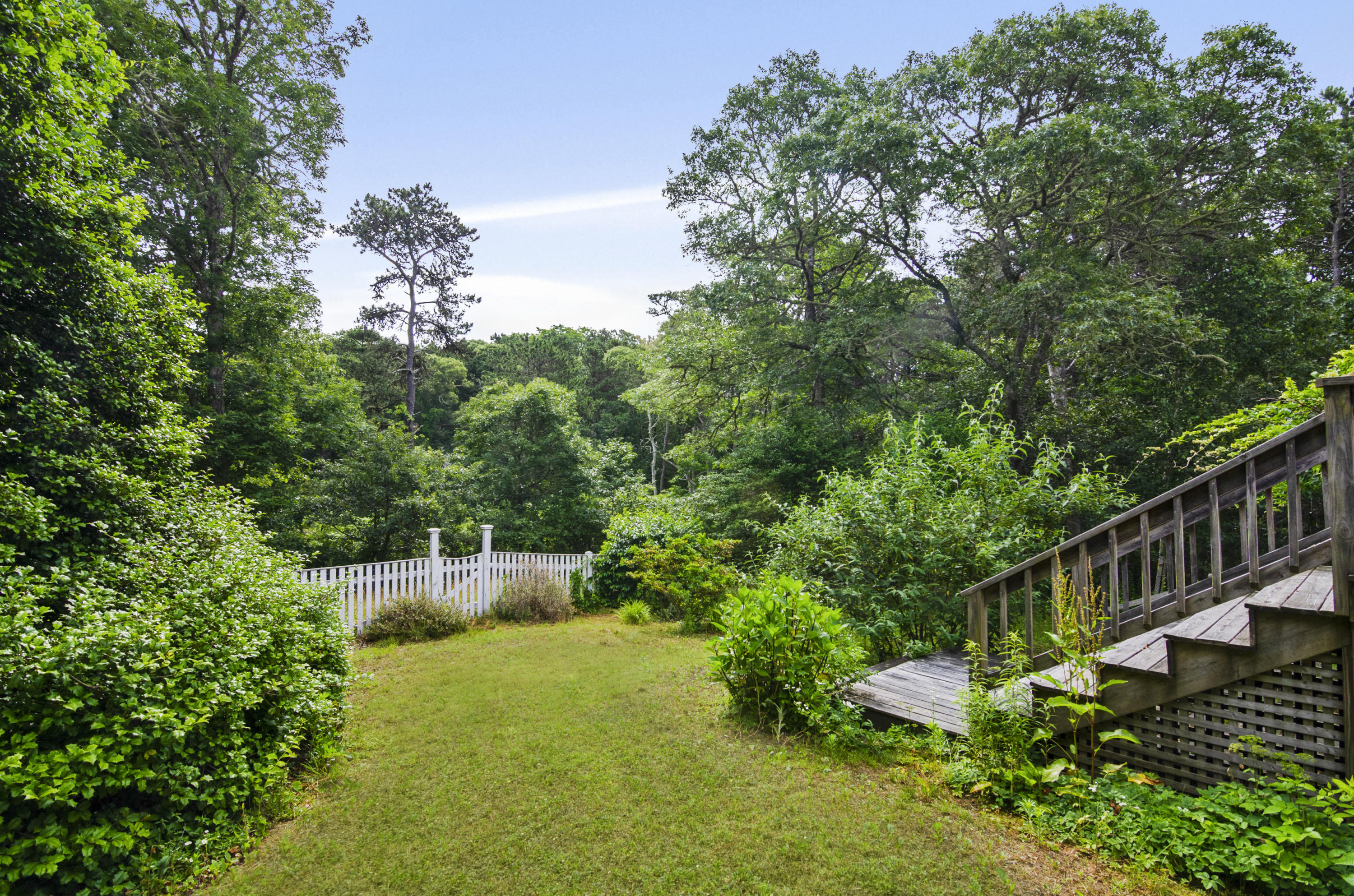 42 Round Cove Road Chatham, MA 02633 - Photo 23 of 26 a garden view with a seating space