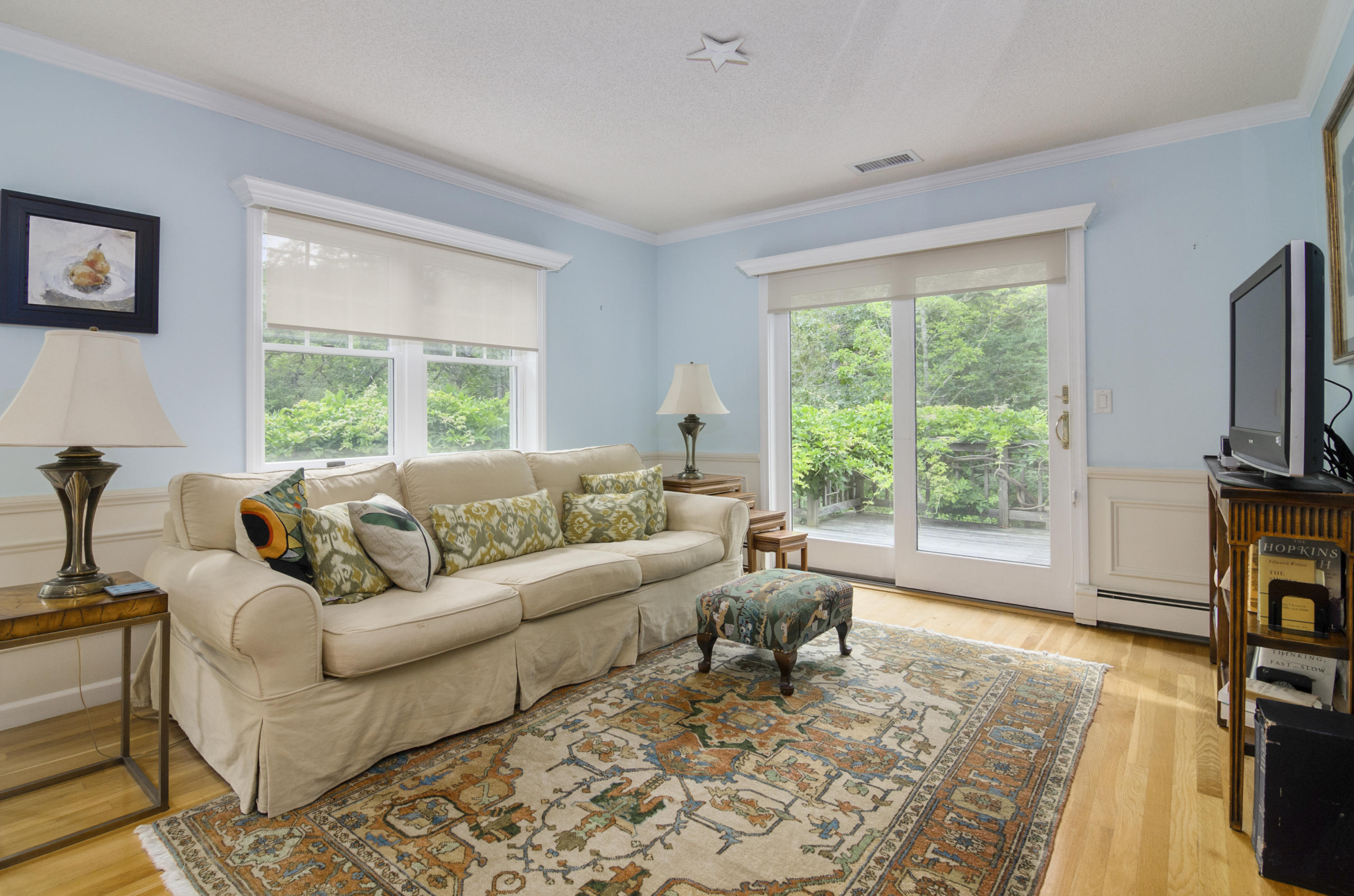 42 Round Cove Road Chatham, MA 02633 - Photo 7 of 26 a living room with furniture window and a flat screen tv
