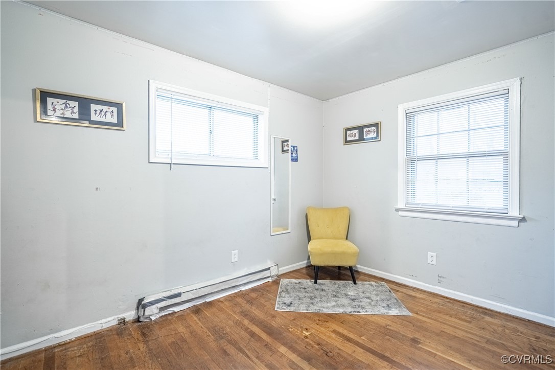 5316 Germain Road Richmond, VA 23224 - Photo 15 of 20 Bedroom with hardwood / wood-style floors and a ba
