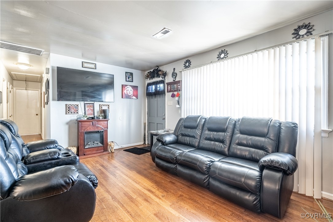 5316 Germain Road Richmond, VA 23224 - Photo 3 of 20 Living room with wood-type flooring