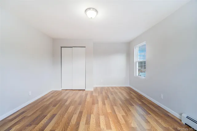 wooden floor in a room