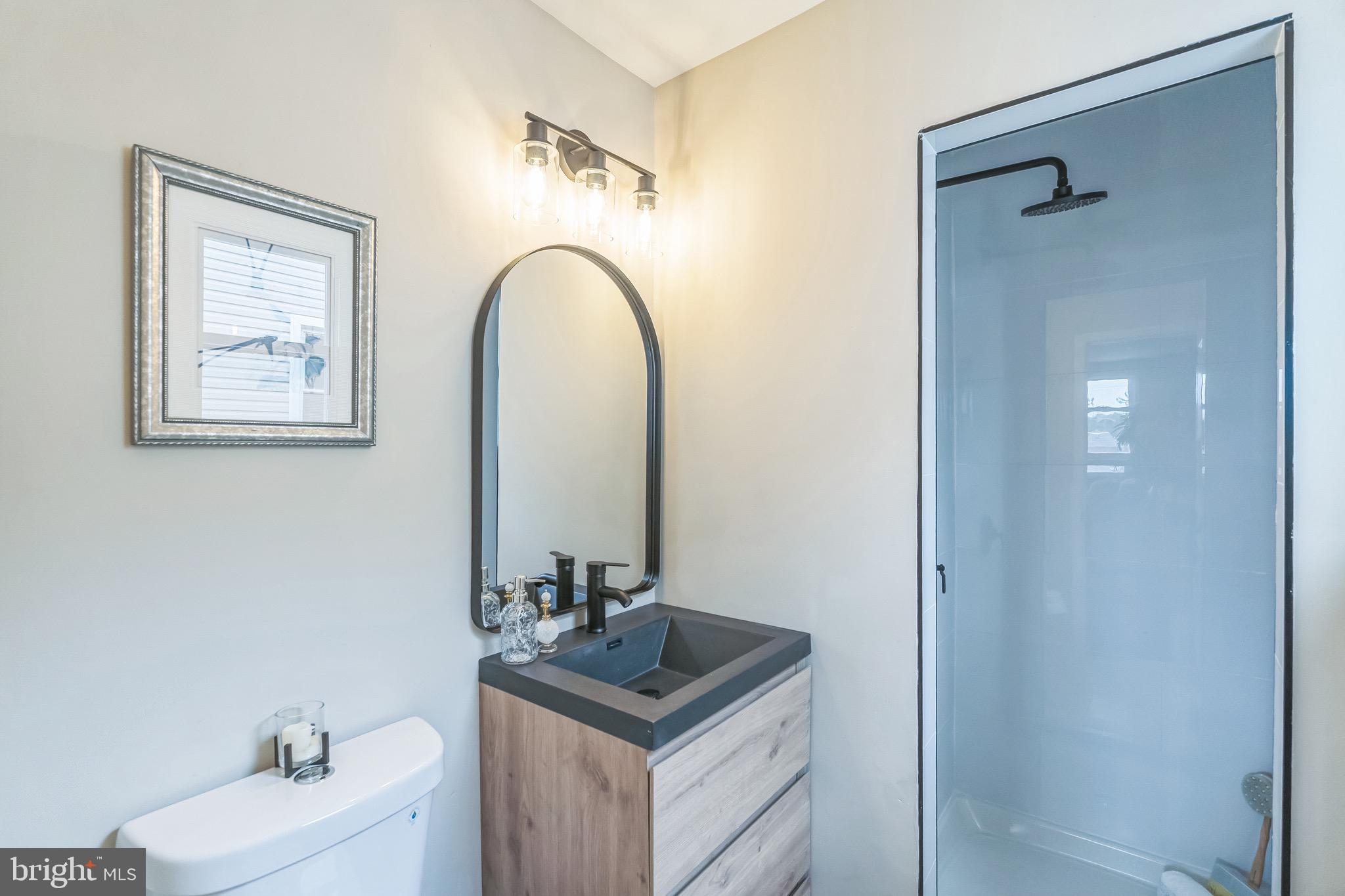 5734 Harbison Avenue Philadelphia, PA 19135 - Photo 20 of 29 a bathroom with a sink and a mirror