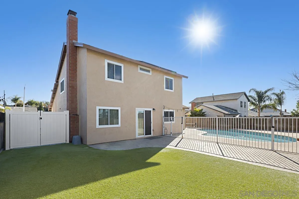 10148 East Glendon Circle Santee, CA 92071 - Photo 25 of 33 a view of backyard with deck