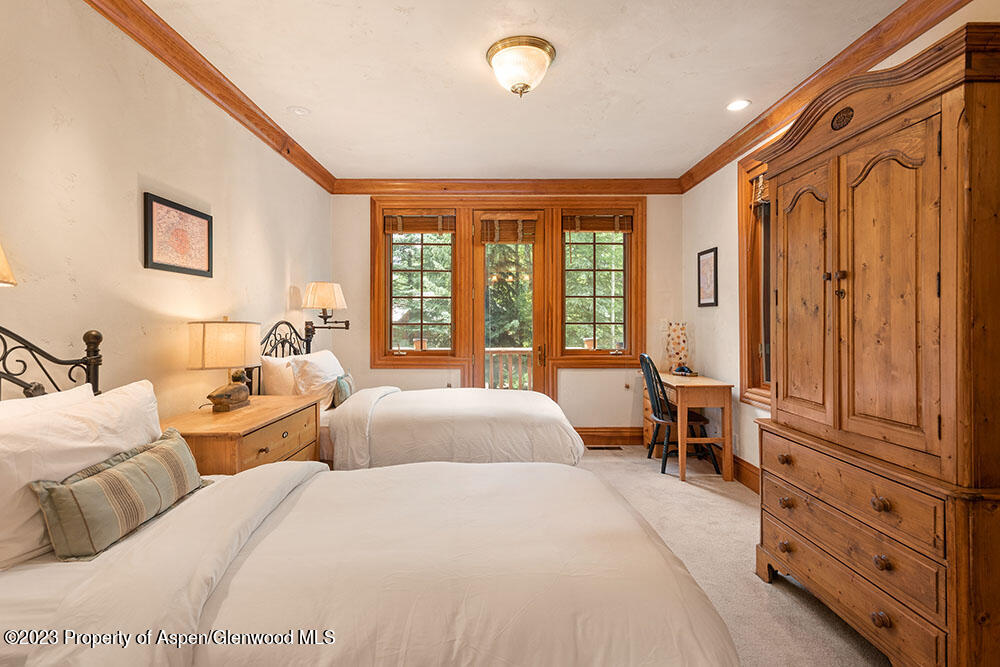 730 Bay Street Aspen, CO 81611 - Photo 25 of 48 Main Level twin bedroom