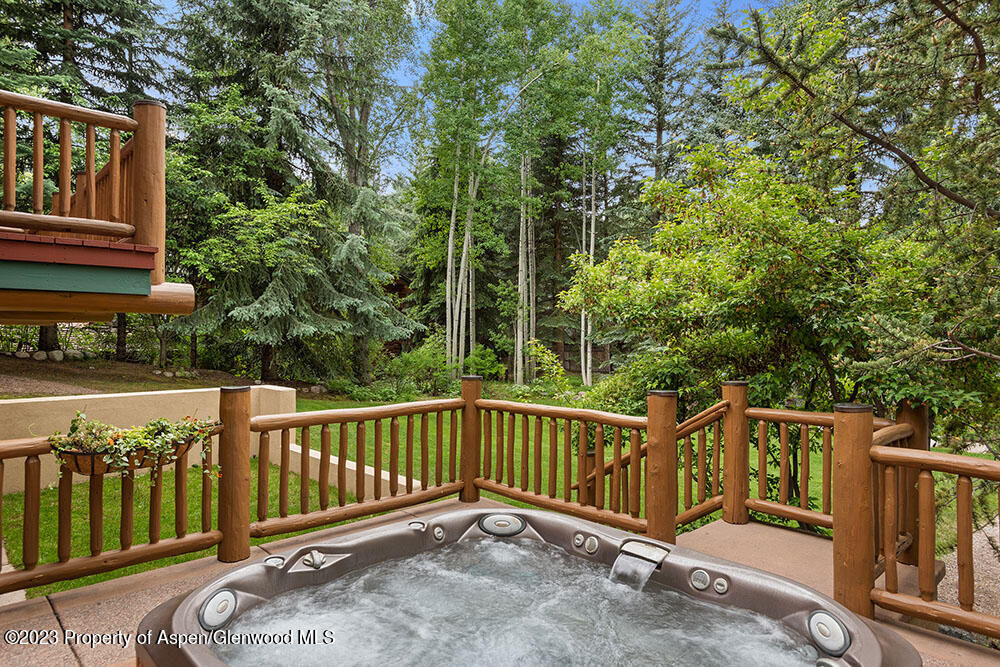 730 Bay Street Aspen, CO 81611 - Photo 35 of 48 Hot tub in Summer
