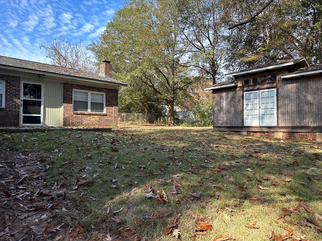 4549 Ritch Haven Road Columbus, GA 31909 - Photo 26 of 31 Fenced back yard with outbuilding