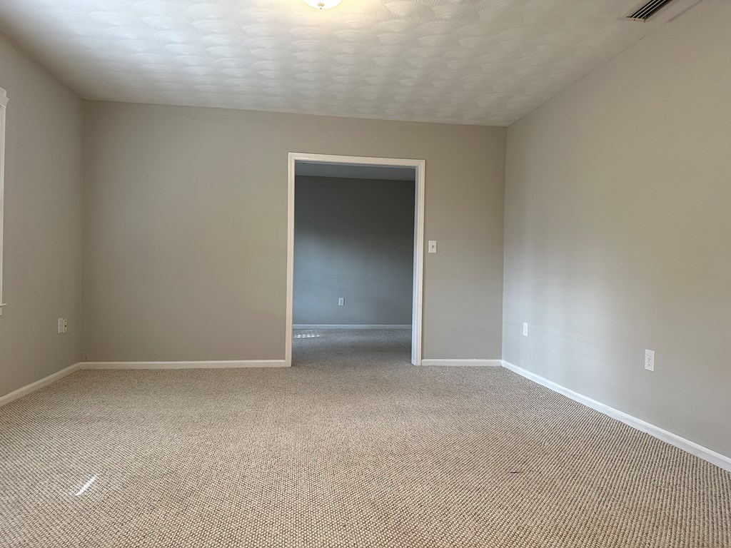 Fresh paint in formal living room
