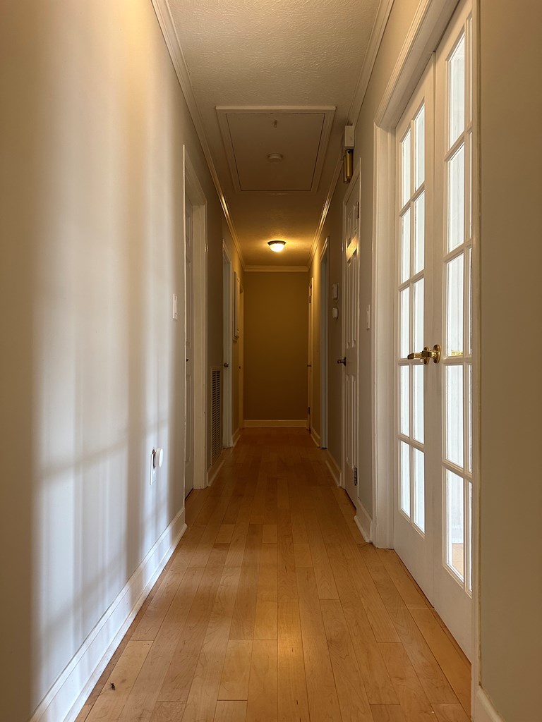 Freshly painted hall