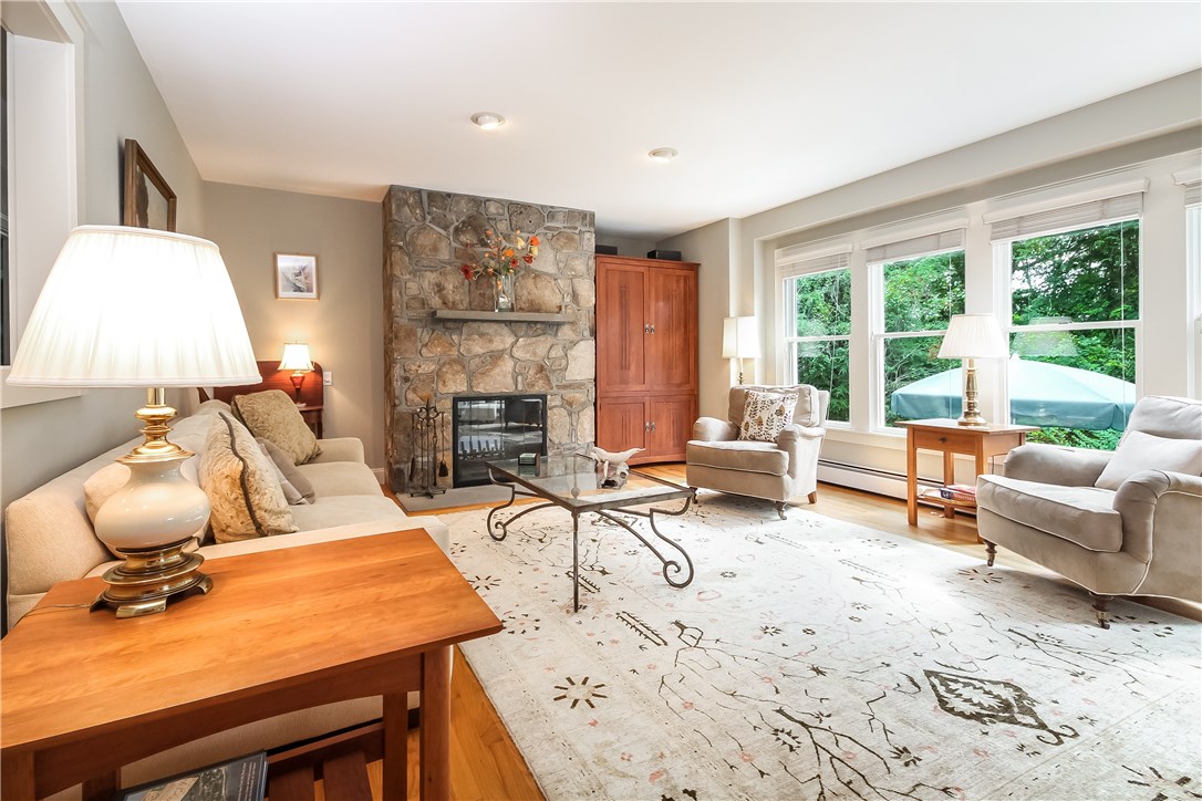 52 Verdi Road Westerly, RI 02891 - Photo 8 of 40 Beautiful double-sided stone fireplace