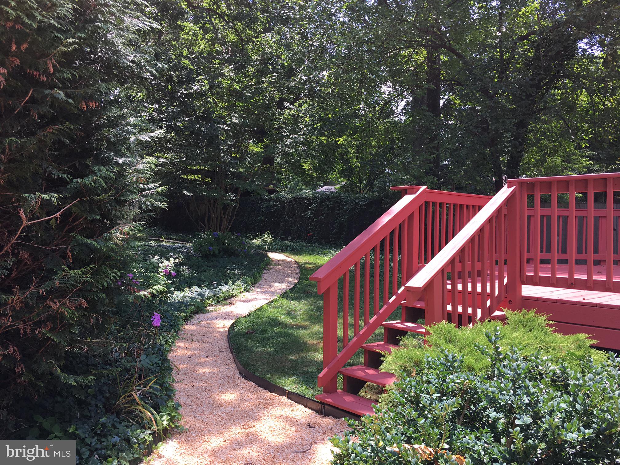 6410 Stoneham Road Bethesda, MD 20817 - Photo 3 of 20 a view of a wooden bridge