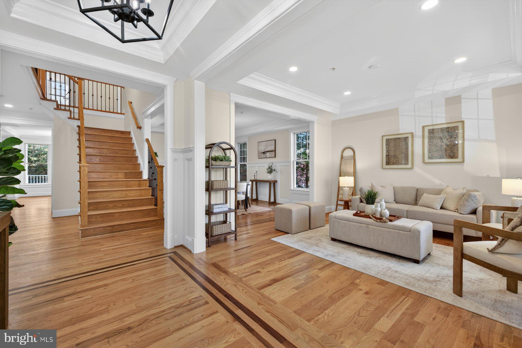 5011 Rugby Avenue Bethesda, MD 20814 - Photo 4 of 65 a living room with furniture and a wooden floor