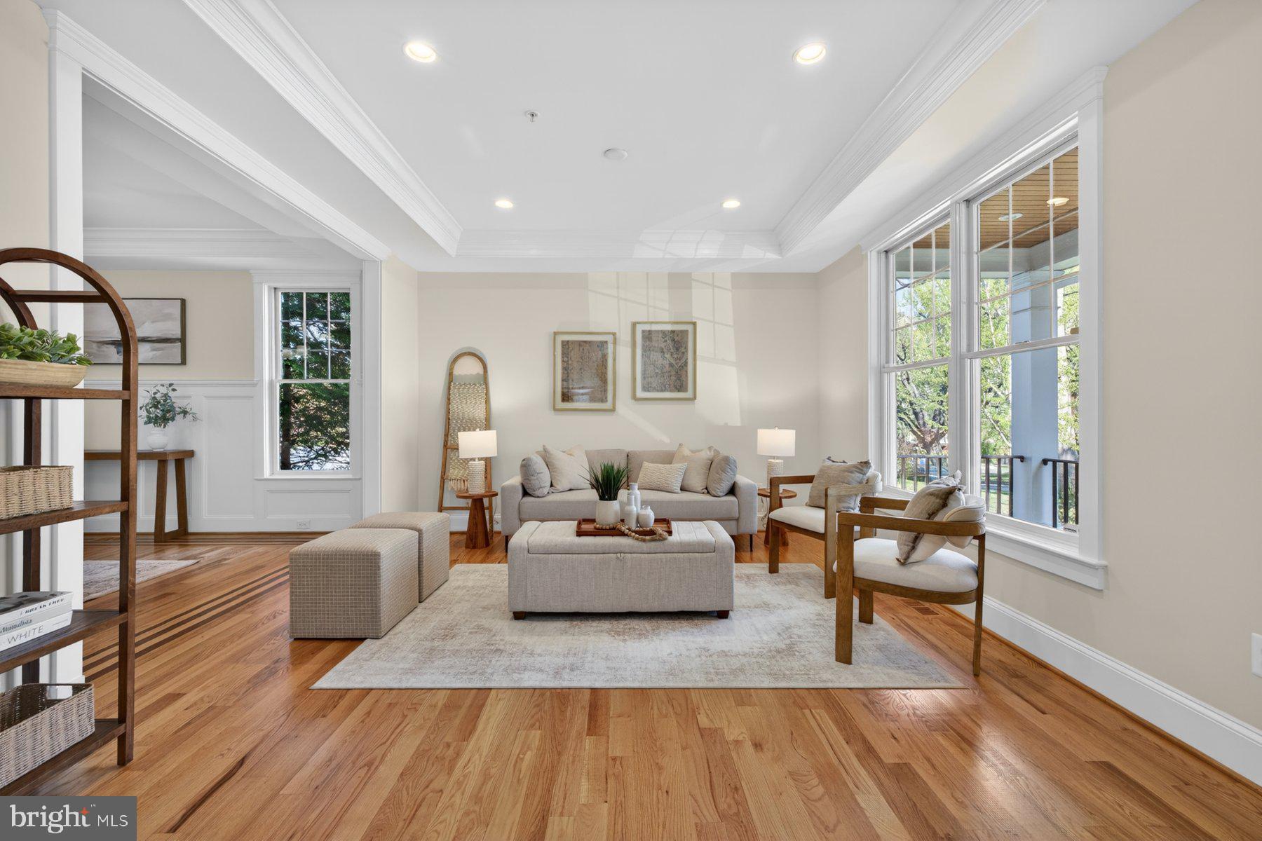 5011 Rugby Avenue Bethesda, MD 20814 - Photo 6 of 65 a living room with furniture and a wooden floor