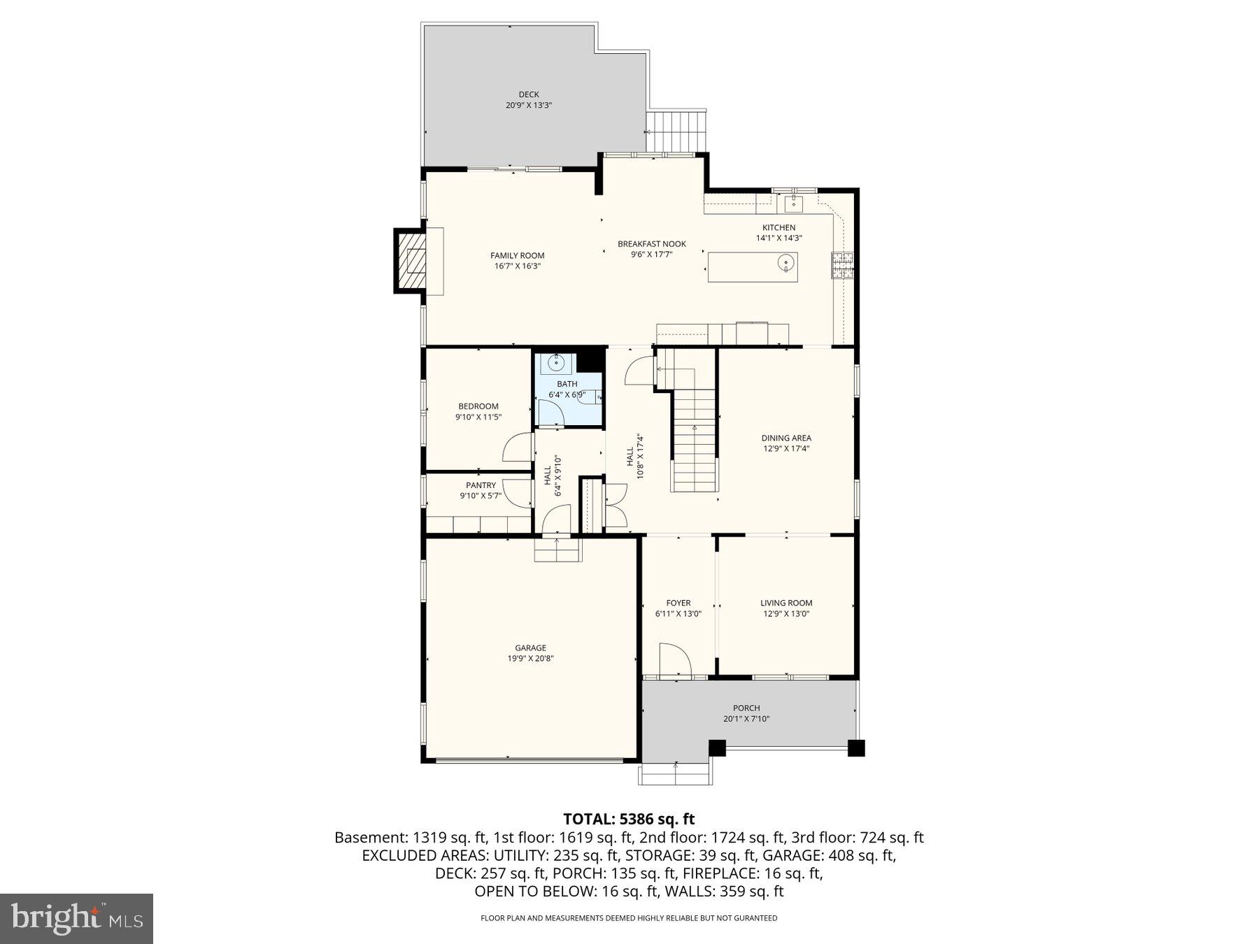 5011 Rugby Avenue Bethesda, MD 20814 - Photo 61 of 65 a picture of a floor plan