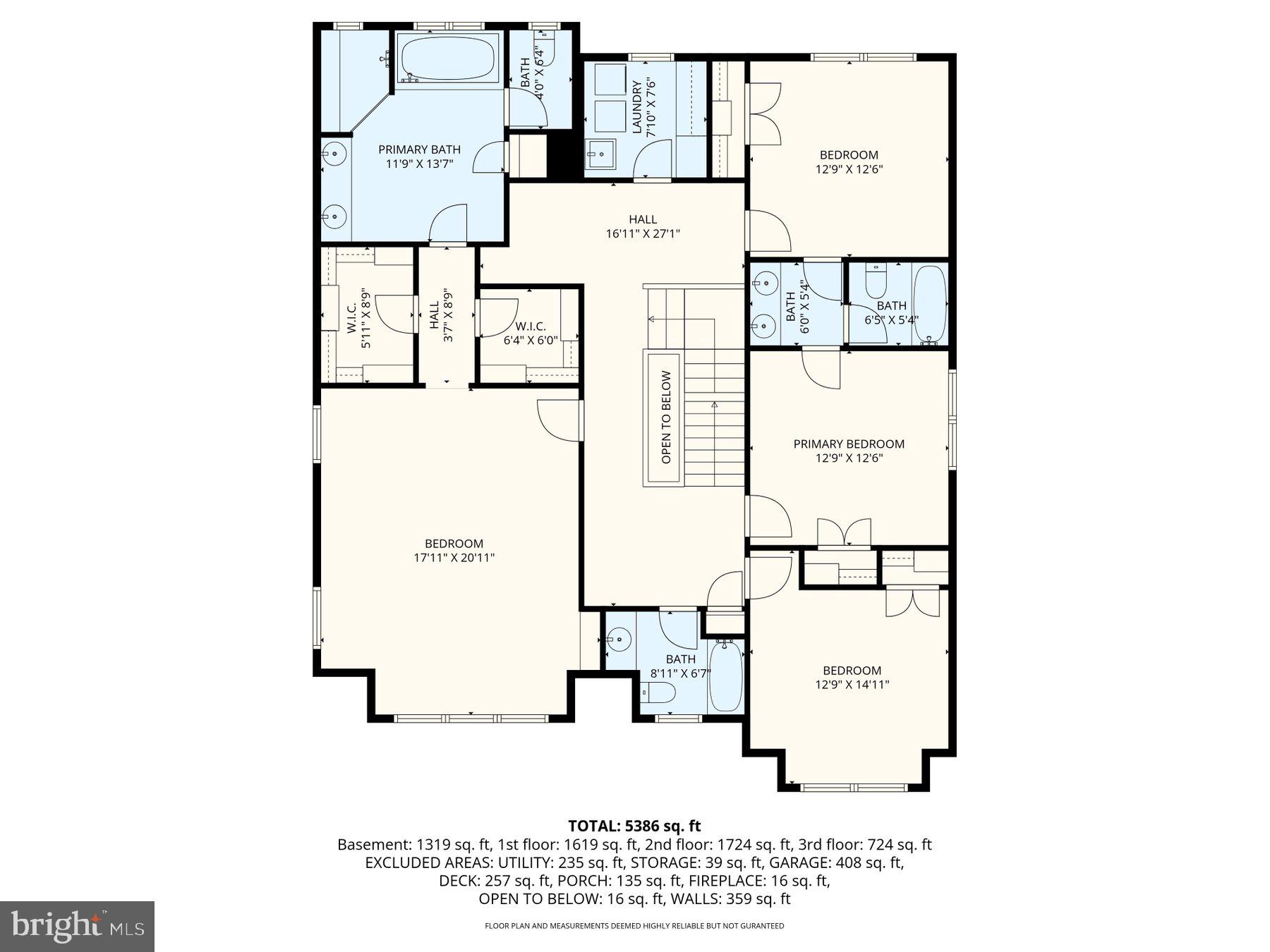 5011 Rugby Avenue Bethesda, MD 20814 - Photo 62 of 65 Bedroom Level Floor Plan