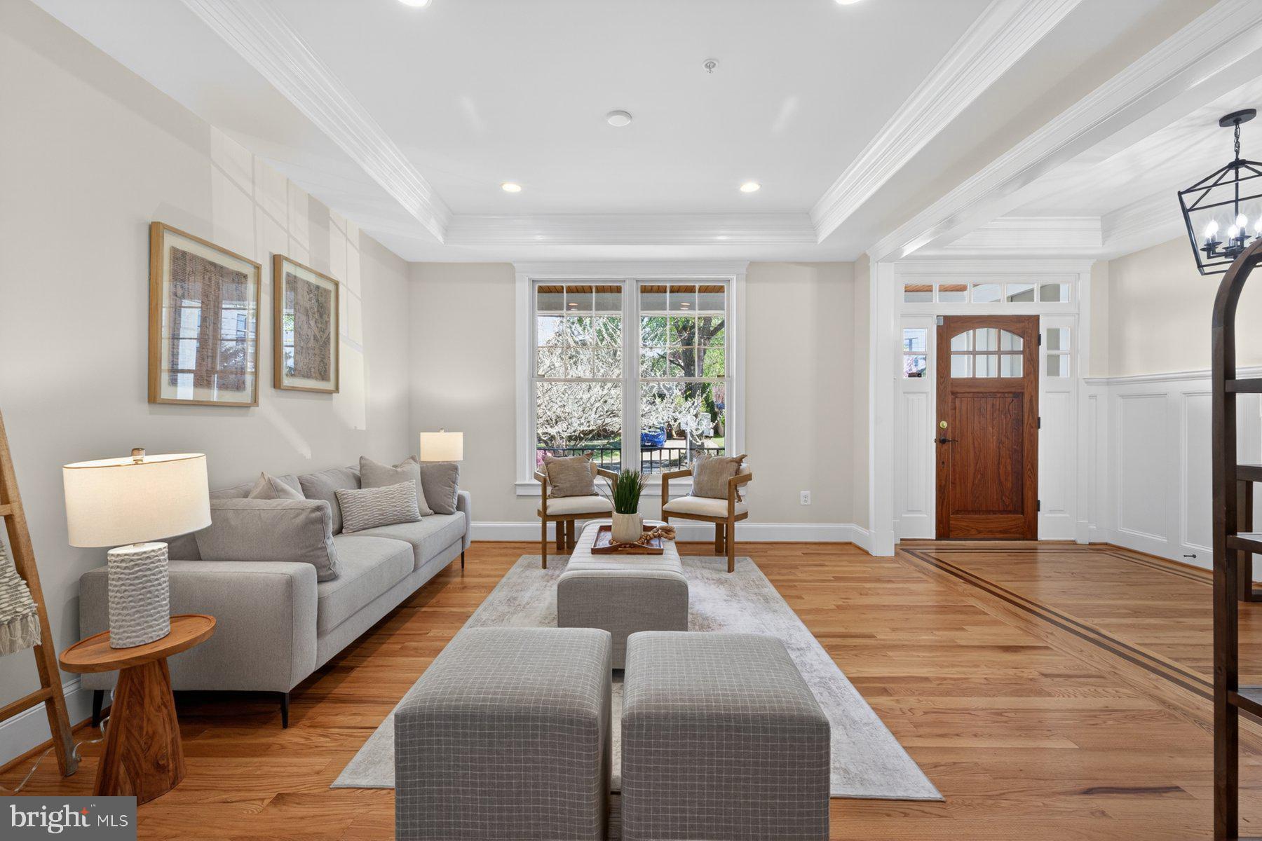 5011 Rugby Avenue Bethesda, MD 20814 - Photo 7 of 65 a living room with furniture and wooden floor