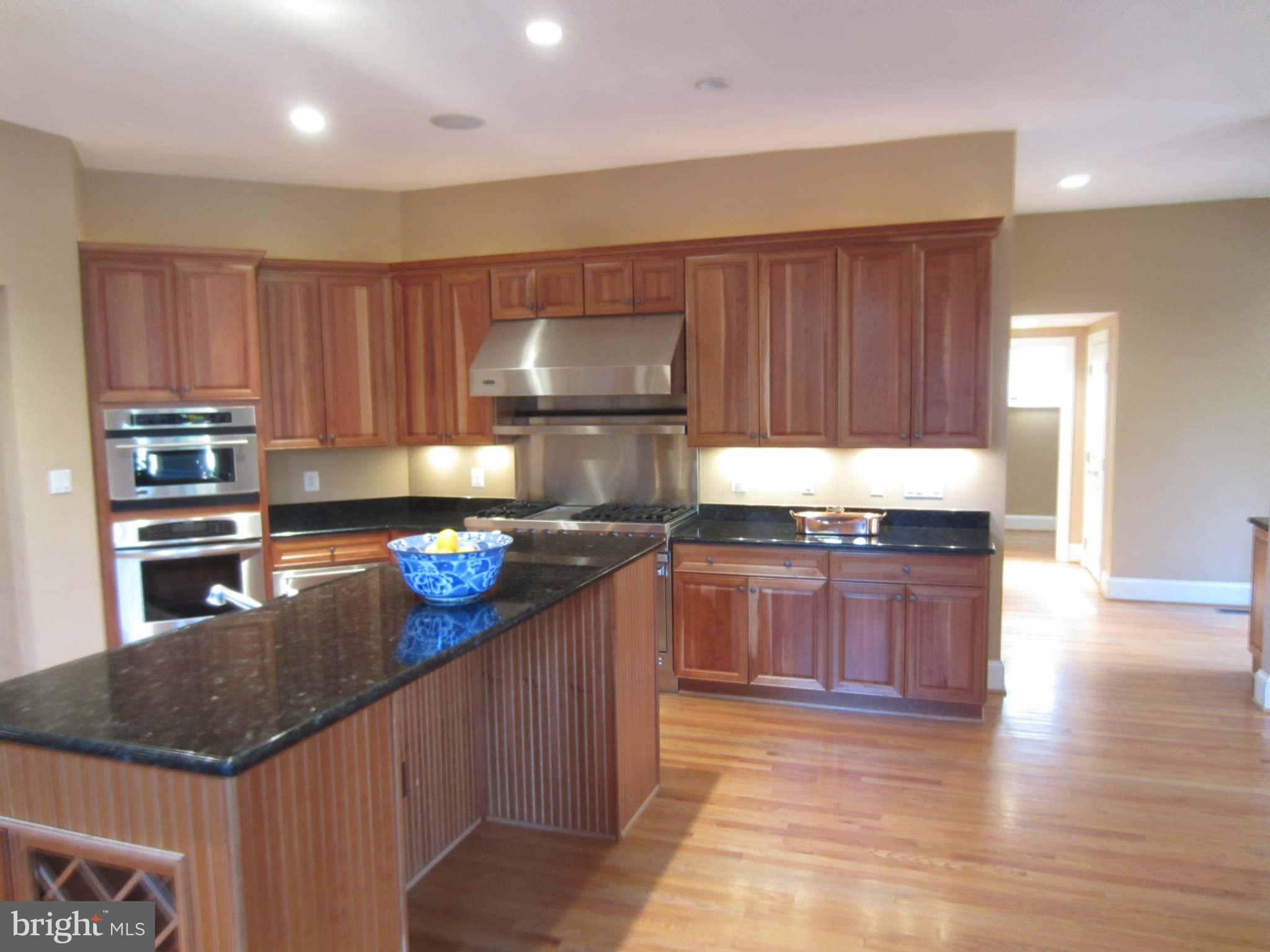 1910 Russell Road Alexandria, VA 22301 - Photo 14 of 25 a kitchen with stainless steel appliances granite countertop wooden cabinets a stove a sink and a oven