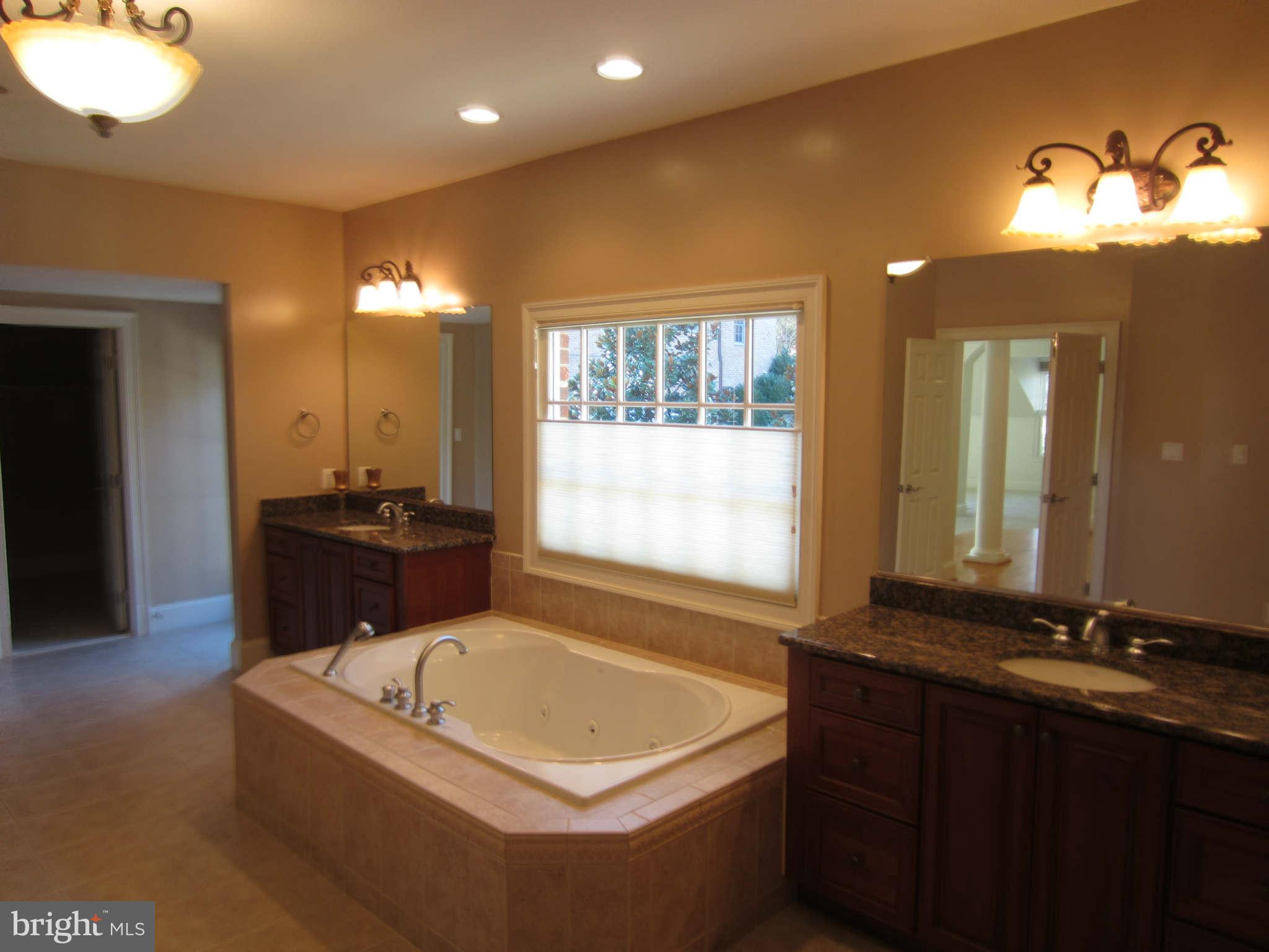 1910 Russell Road Alexandria, VA 22301 - Photo 21 of 25 a bathroom with a tub a sink and a mirror