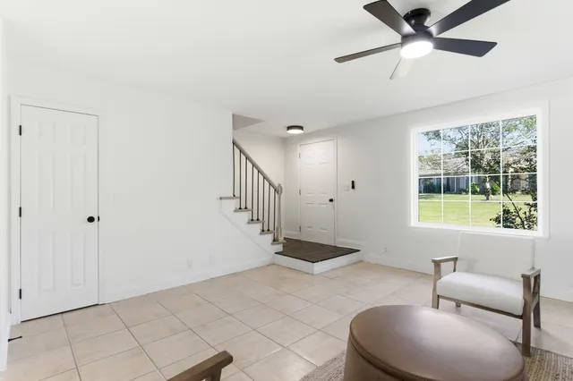 a view of livingroom with furniture and window