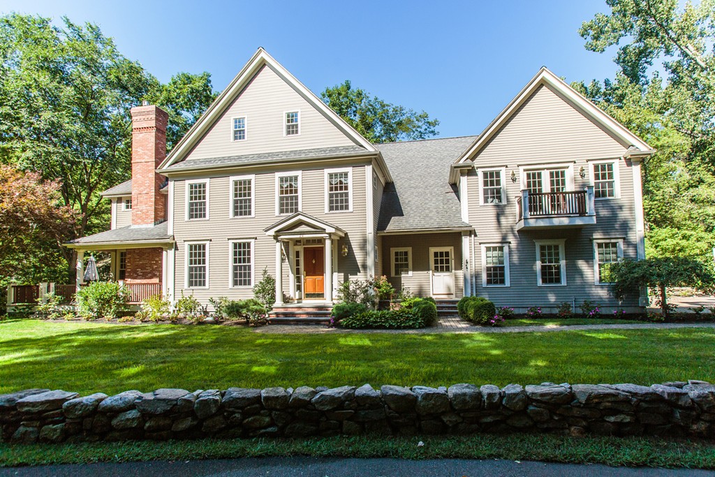 24 Sabrina Road Wellesley, MA 02482 - Photo 1 of 21 a front view of a house with a yard