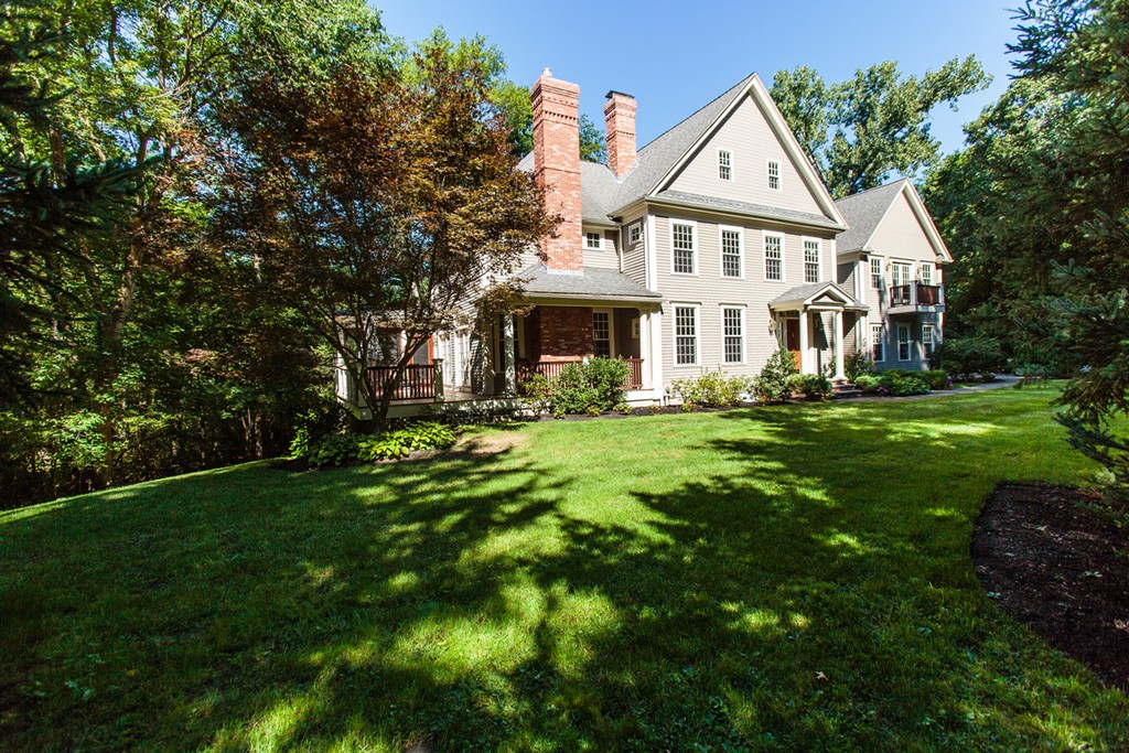 24 Sabrina Road Wellesley, MA 02482 - Photo 21 of 21 a front view of a house with a yard