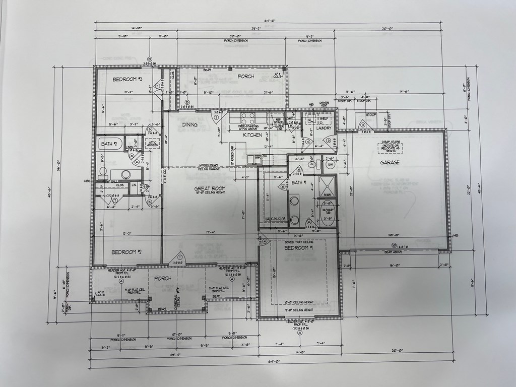 6 Baxter Road Ashford, AL 36312 - Photo 26 of 27 PROPOSED FLOOR PLAN