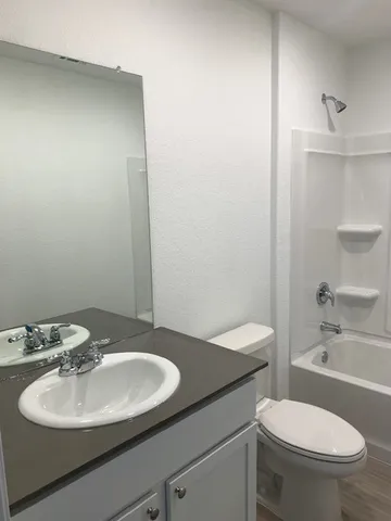 an empty room with a natural light