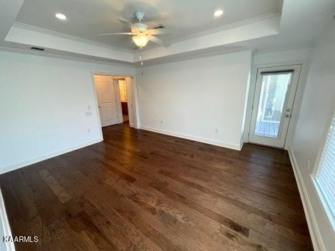 311 Centennial Bluff Boulevard Oak Ridge, TN 37830 - Photo 13 of 28 wooden floor in an empty room with a window