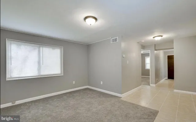 a view of an empty room