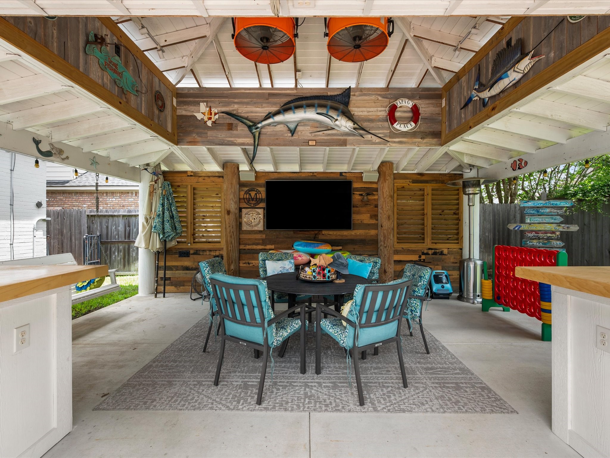 5910 Center Ct Drive Spring, TX 77379 - Photo 43 of 50 A true outdoor escape, the pavilion offers a comfortable and stylish setting for hosting gatherings, celebrating milestones, or simply enjoying time with friends and loved ones.
