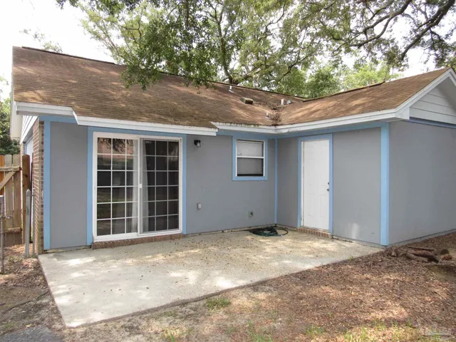 a house with a outdoor space