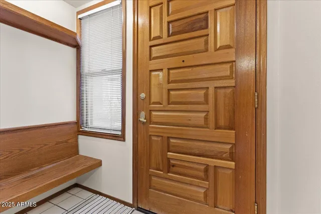 a view of front door