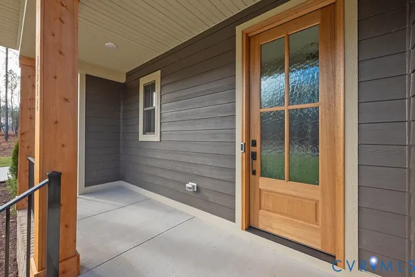 a view of front door