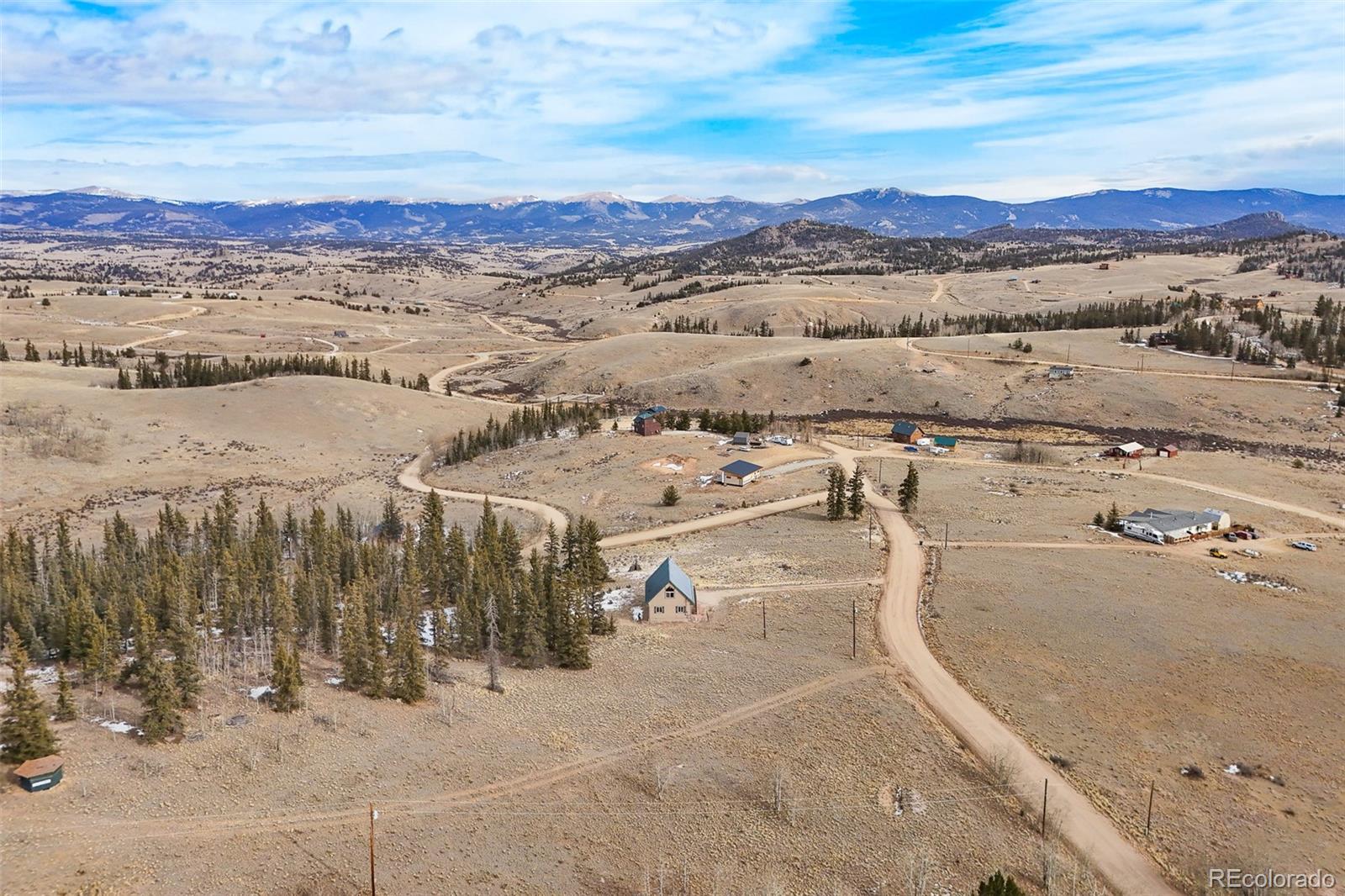 4018 Arrowhead Drive Como, CO 80456 - Photo 47 of 50 a view of a terrace with a mountain