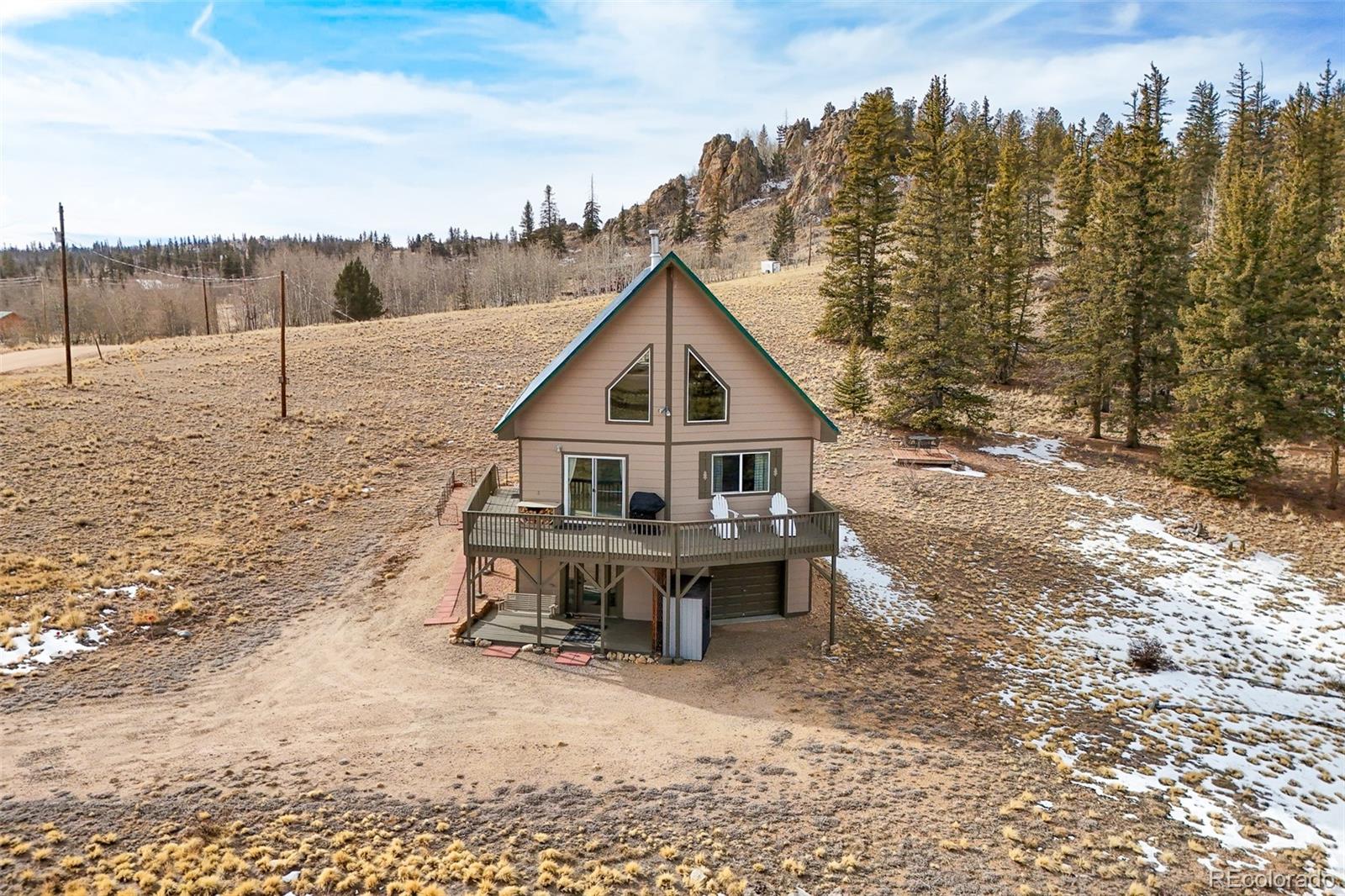 4018 Arrowhead Drive Como, CO 80456 - Photo 7 of 50 a view of a deck in front of house
