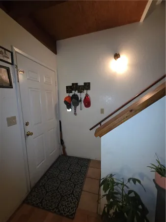 a room with water heater and utility room