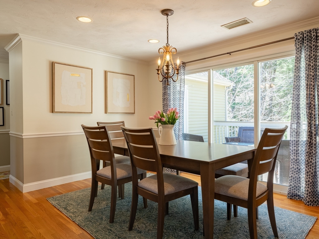 67 Tussock Brook Road, Unit 67 Duxbury, MA 02332 - Photo 9 of 39 a view of a dining room with furniture window and outside view