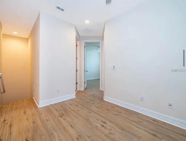 wooden floor in an empty room