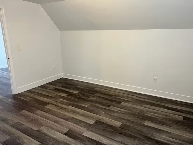 a view of small space with racks on the wall