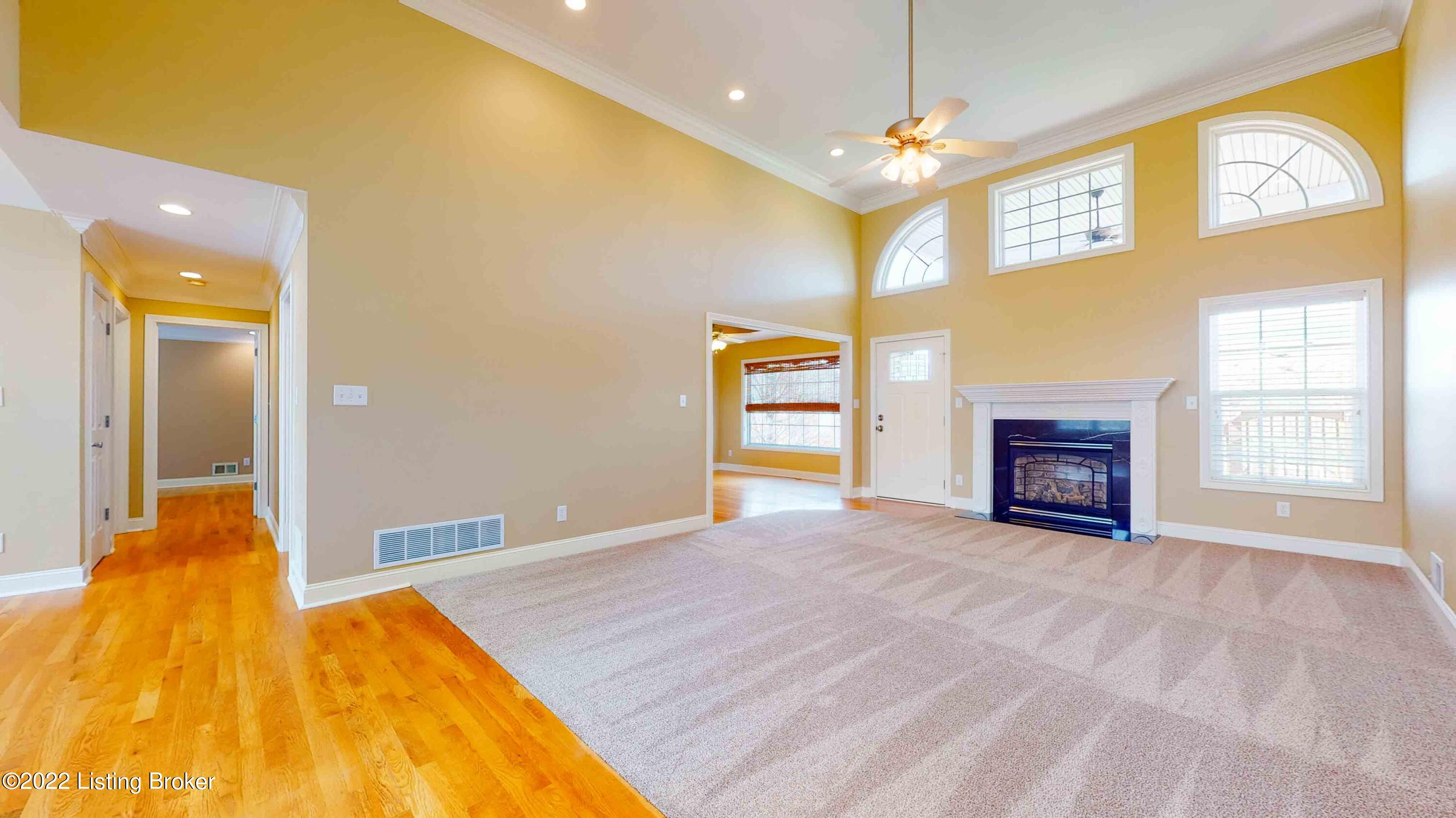 View of great room upon entering the home