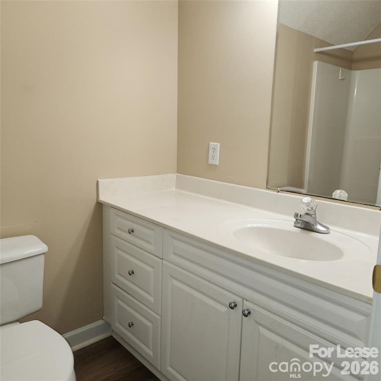 208 Chuckwood Road Mooresville, NC 28117 - Photo 10 of 15 a bathroom with a sink and a toilet